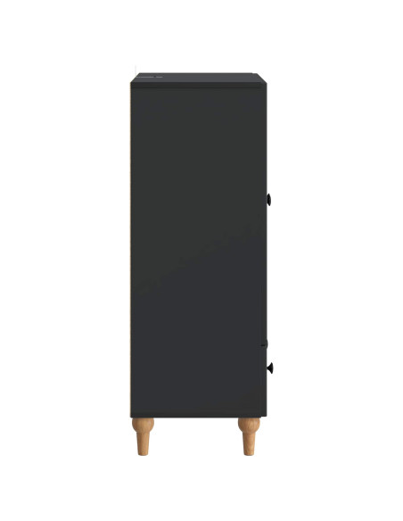 Credenza Nero 66 x 34,5 x 95 cm Legno ingegnerizzato