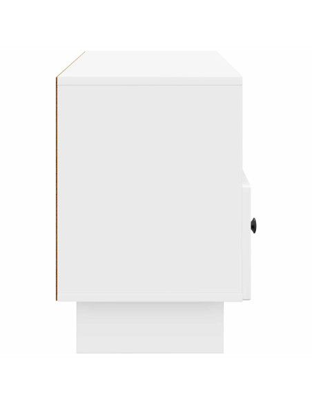 Mobile TV Bianco Lucido 102 x 34,5 x 50 cm Legno ingegnerizzato