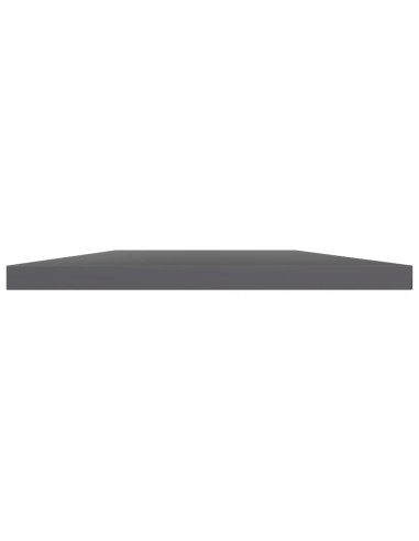 Ripiani per Libreria 4pz Grigio Lucido 40x30x1,5cm Multistrato