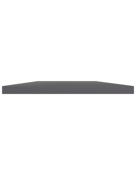 Ripiani per Libreria 4pz Grigio Lucido 40x30x1,5cm Multistrato