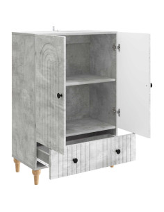 Credenza Grigio Cemento 66 x 34,5 x 95 cm Legno ingegnerizzato 2