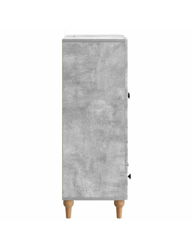 Credenza Grigio Cemento 66 x 34,5 x 95 cm Legno ingegnerizzato