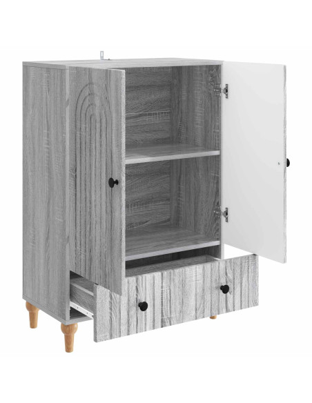 Credenza Grigio Sonoma 66 x 34,5 x 95 cm Legno ingegnerizzato