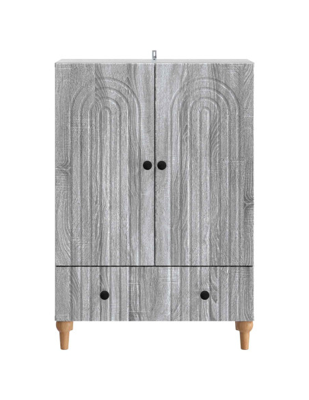 Credenza Grigio Sonoma 66 x 34,5 x 95 cm Legno ingegnerizzato