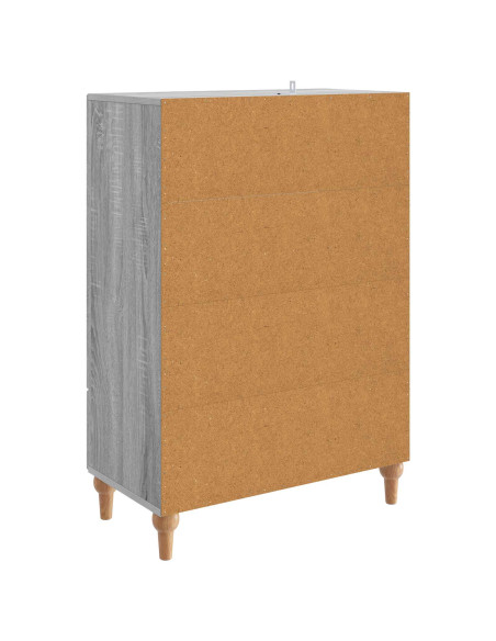 Credenza Grigio Sonoma 66 x 34,5 x 95 cm Legno ingegnerizzato