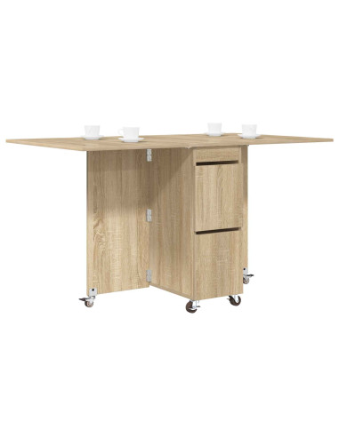 Tavolo da Pranzo 2 pcs 140 x 80 x 77 cm Legno ingegnerizzato