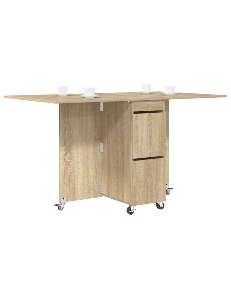 Tavolo da Pranzo 2 pcs 140 x 80 x 77 cm Legno ingegnerizzato