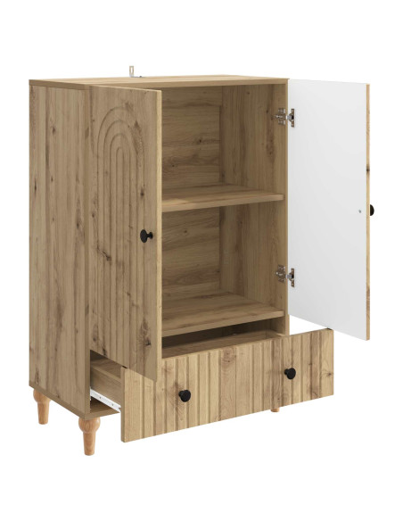 Credenza con cassetto Rovere Artigianale 66 x 34,5 x 95 cm