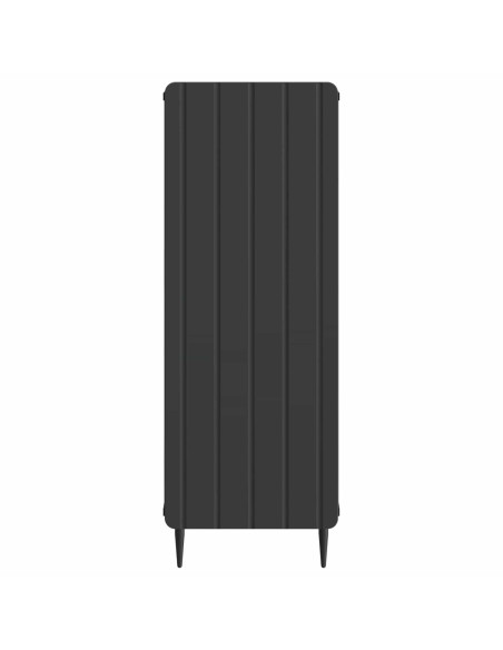 Credenza Nero 34,5 x 33 x 92 cm Legno ingegnerizzato
