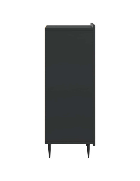 Credenza Nero 34,5 x 33 x 92 cm Legno ingegnerizzato
