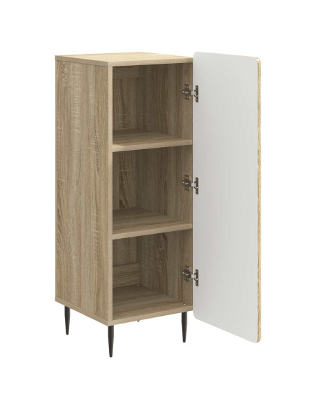 Credenza Rovere Sonoma 34,5 x 33 x 92 cm Legno ingegnerizzato