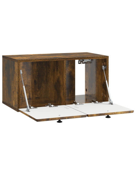 Mobile Porta TV da Muro Rovere Fumo 59,5 x 31 x 30 cm