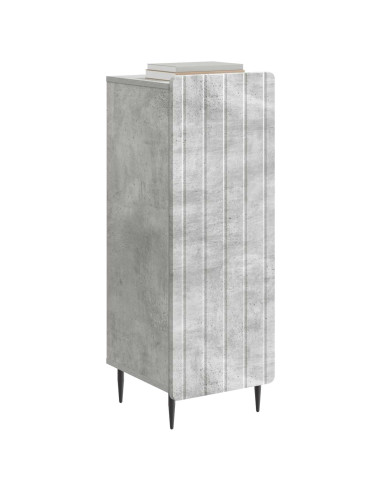Credenza Grigio Cemento 34,5 x 33 x 92 cm Legno ingegnerizzato