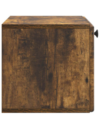 Mobile Porta TV da Muro Rovere Fumo 59,5 x 31 x 30 cm