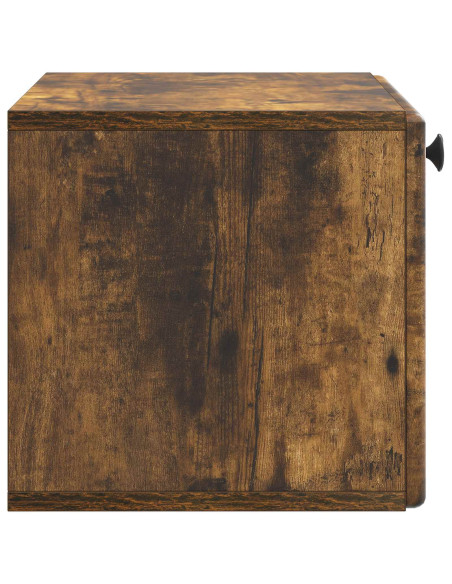 Mobile Porta TV da Muro Rovere Fumo 59,5 x 31 x 30 cm