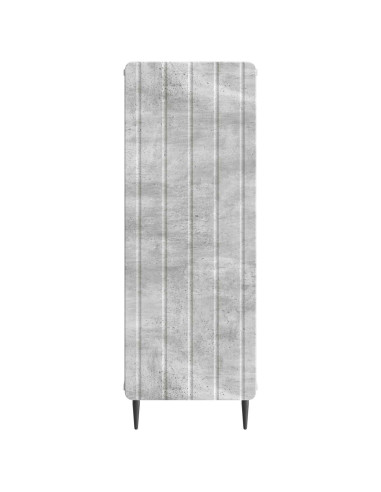 Credenza Grigio Cemento 34,5 x 33 x 92 cm Legno ingegnerizzato