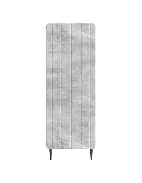 Credenza Grigio Cemento 34,5 x 33 x 92 cm Legno ingegnerizzato