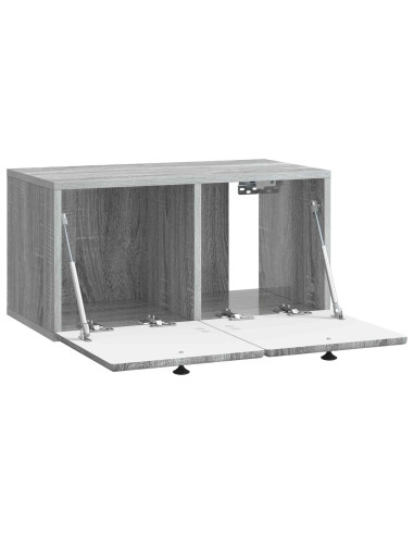 Mobile Porta TV da Muro Grigio Sonoma 59,5 x 31 x 30 cm