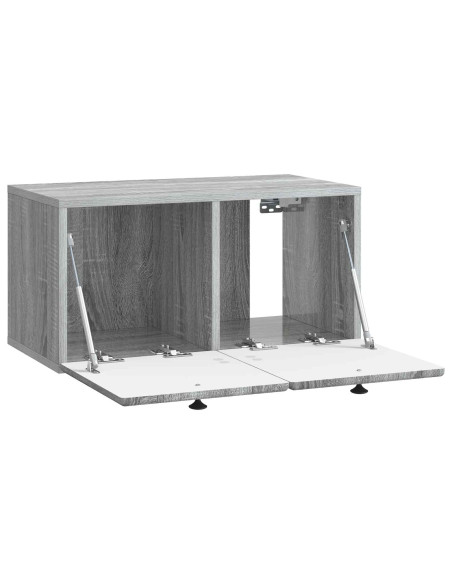 Mobile Porta TV da Muro Grigio Sonoma 59,5 x 31 x 30 cm