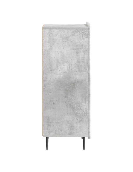 Credenza Grigio Cemento 34,5 x 33 x 92 cm Legno ingegnerizzato