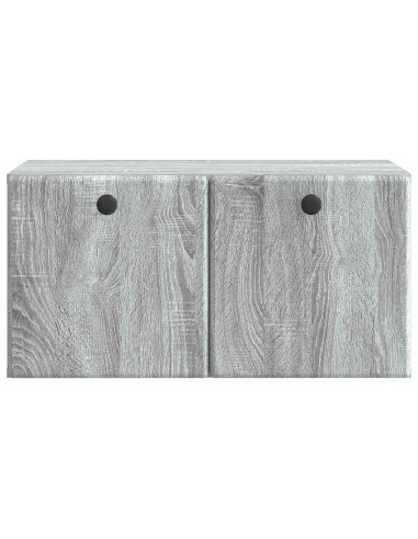 Mobile Porta TV da Muro Grigio Sonoma 59,5 x 31 x 30 cm