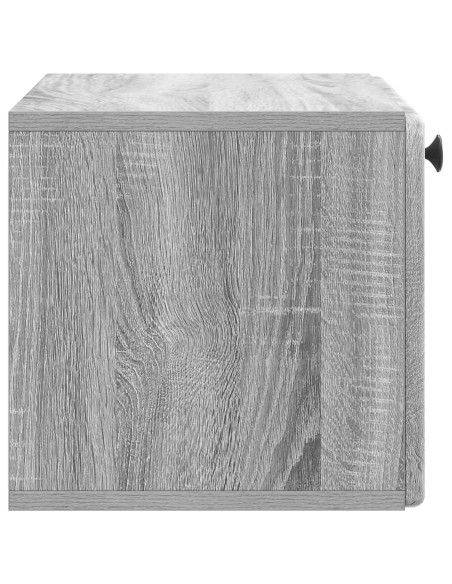 Mobile Porta TV da Muro Grigio Sonoma 59,5 x 31 x 30 cm