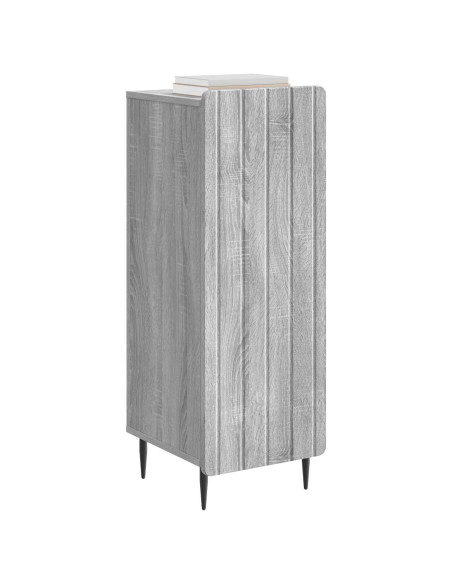 Credenza Grigio Sonoma 34,5 x 33 x 92 cm Legno ingegnerizzato