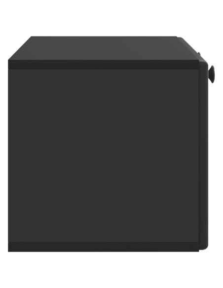 Mobile Porta TV da Muro Nero 78,5 x 31 x 30 cm