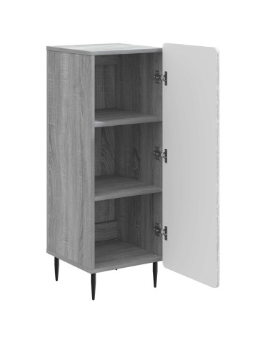 Credenza Grigio Sonoma 34,5 x 33 x 92 cm Legno ingegnerizzato