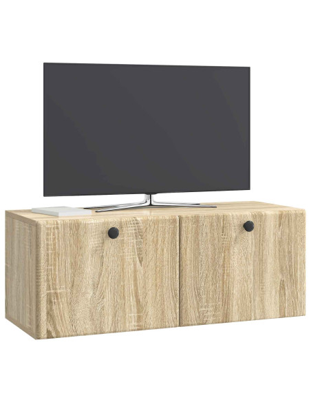 Mobile Porta TV da Muro Rovere Sonoma 78,5 x 31 x 30 cm