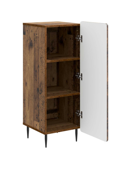 Credenza Legno antico 34,5 x 33 x 92 cm Legno ingegnerizzato