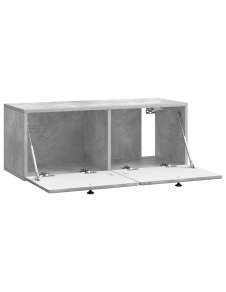 Mobile Porta TV da Muro Grigio Cemento 78,5 x 31 x 30 cm