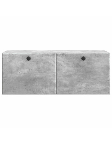 Mobile Porta TV da Muro Grigio Cemento 78,5 x 31 x 30 cm