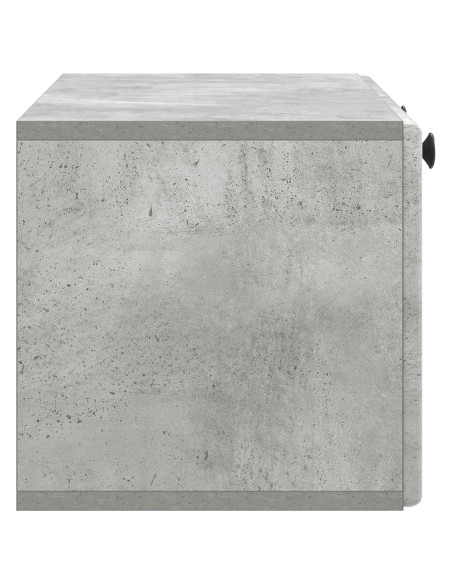 Mobile Porta TV da Muro Grigio Cemento 78,5 x 31 x 30 cm