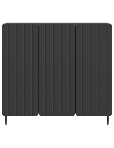 Credenza Nero 89 x 34,5 x 82 cm Legno ingegnerizzato