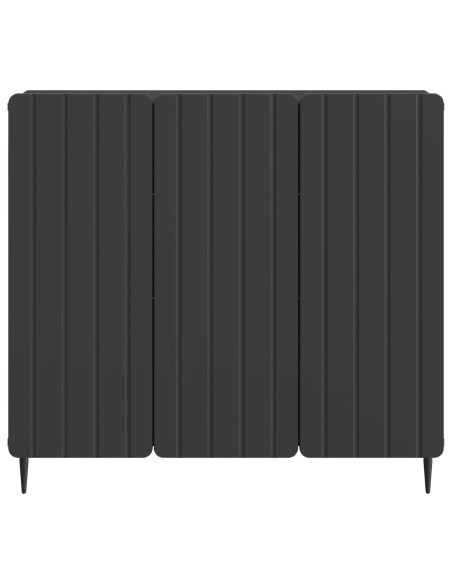 Credenza Nero 89 x 34,5 x 82 cm Legno ingegnerizzato