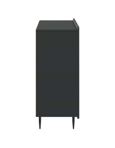 Credenza Nero 89 x 34,5 x 82 cm Legno ingegnerizzato