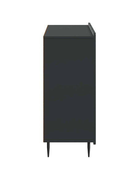 Credenza Nero 89 x 34,5 x 82 cm Legno ingegnerizzato
