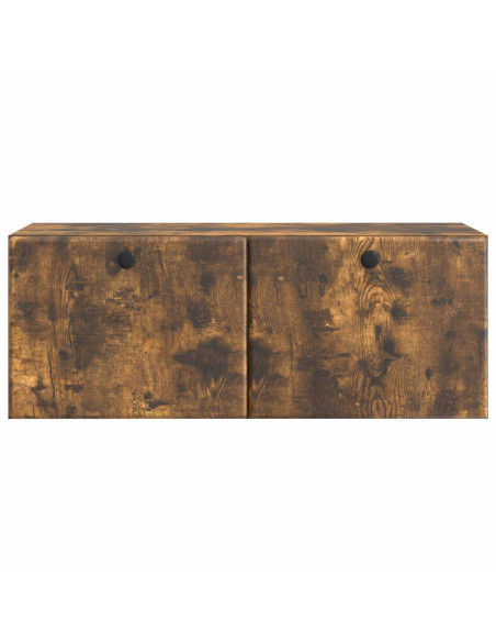 Mobile Porta TV da Muro Rovere Fumo 78,5 x 31 x 30 cm