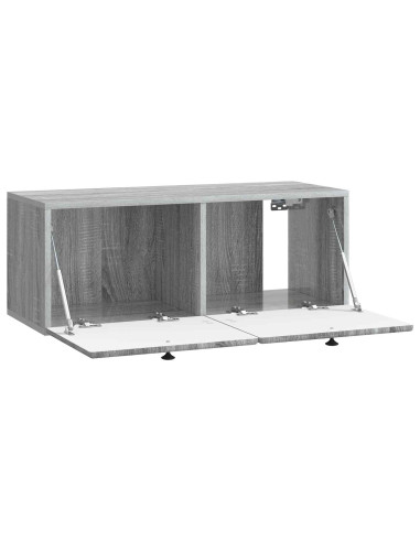 Mobile Porta TV da Muro Grigio Sonoma 78,5 x 31 x 30 cm