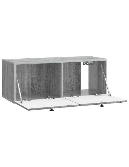 Mobile Porta TV da Muro Grigio Sonoma 78,5 x 31 x 30 cm