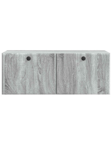 Mobile Porta TV da Muro Grigio Sonoma 78,5 x 31 x 30 cm