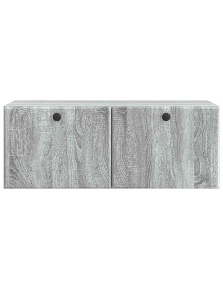 Mobile Porta TV da Muro Grigio Sonoma 78,5 x 31 x 30 cm