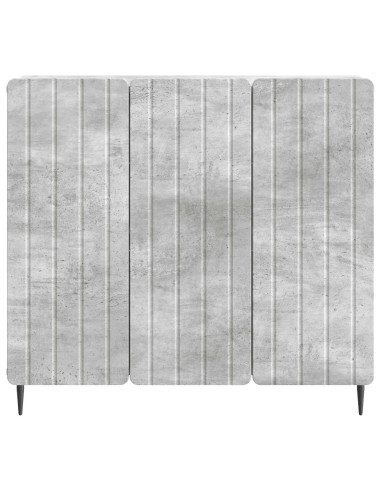 Credenza Grigio Cemento 89 x 34,5 x 82 cm Legno ingegnerizzato
