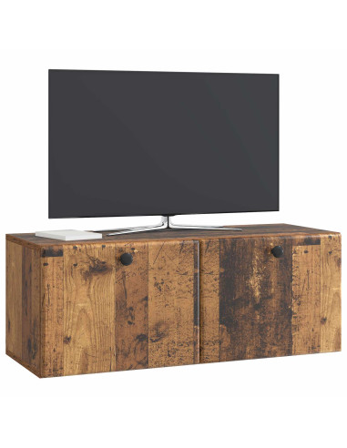 Mobile Porta TV da Muro Legno antico 78,5 x 31 x 30 cm
