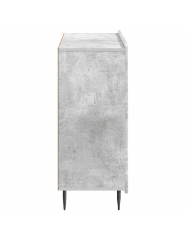 Credenza Grigio Cemento 89 x 34,5 x 82 cm Legno ingegnerizzato