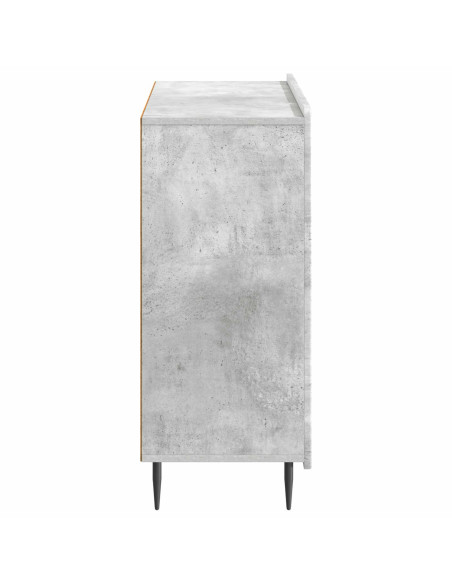 Credenza Grigio Cemento 89 x 34,5 x 82 cm Legno ingegnerizzato
