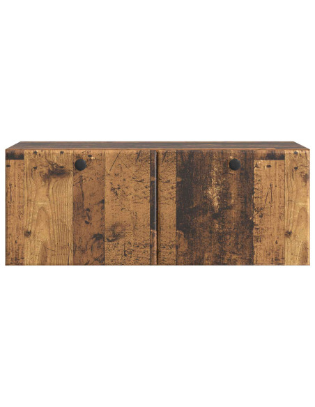 Mobile Porta TV da Muro Legno antico 78,5 x 31 x 30 cm