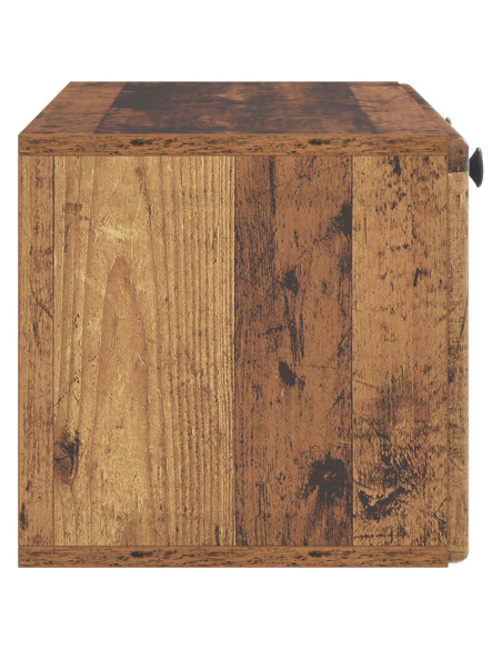 Mobile Porta TV da Muro Legno antico 78,5 x 31 x 30 cm