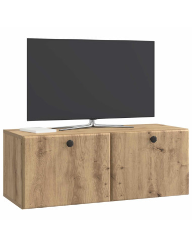 Mobile Porta TV da Muro Rovere Artigianale 78,5 x 31 x 30 cm